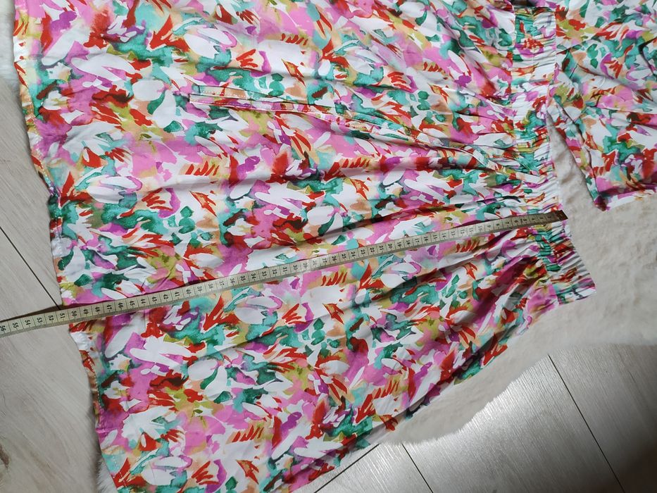 Komplet spódniczka+ crop top koszula M