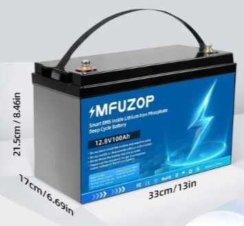 аккумулятор LifePo4 12v 100A BMS ‼️КАЧЕСТВО НОВЫЙ‼️ батарея акумулятор