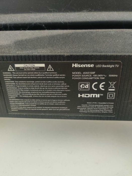 Hisense 40A5100F