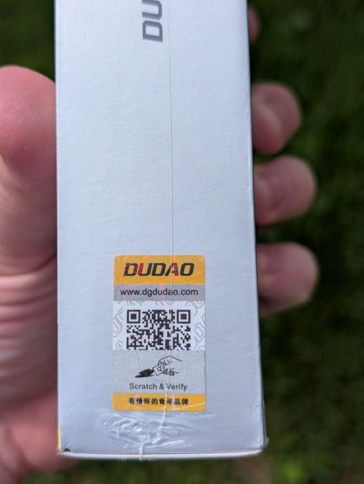 Powerbank Dudao K6Pro 10000 mAh з 4 вбудованими кабелями