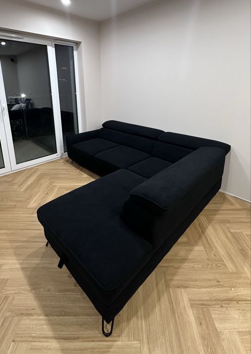 Narożnik Agata Meble Czarny