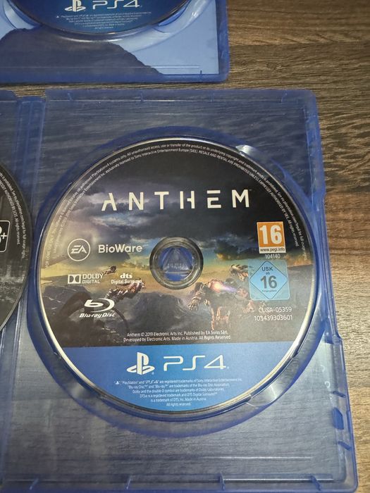 PlayStation Ps 4 Pakiet gier Fifa 21 Watch Dogs Anthem!