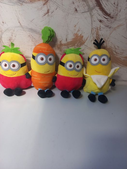 Peluches Minions Banana  Tomate e Cenoura