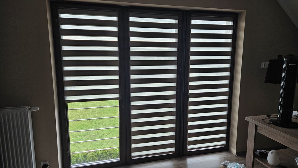 Roleta rolety okienne dzień noc okno 2,7 x 2,3 m