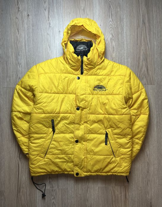SouthPole Usa Vintage Męska Dwustronna Kurtka Puchowa Down Jacket