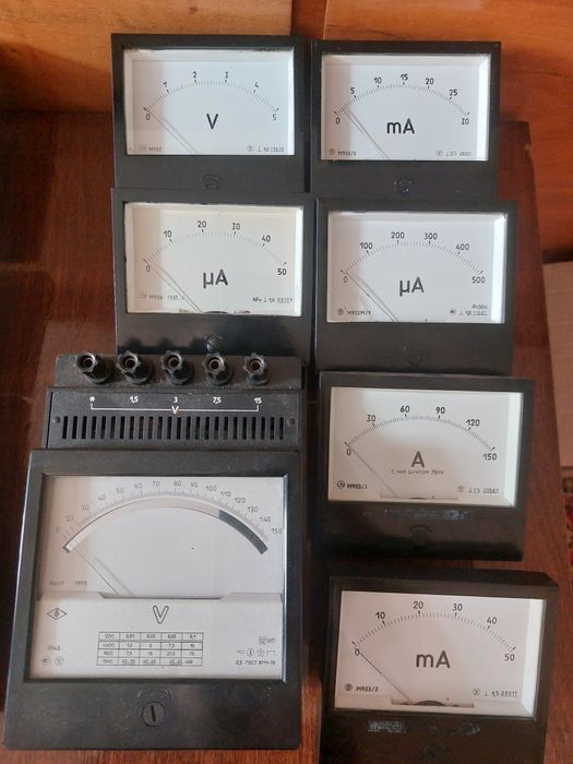 Вольтметры, амперметры СССР