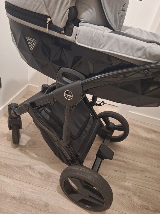 Wózek Junama Diamond 2w1 + fotelik Maxi Cosi