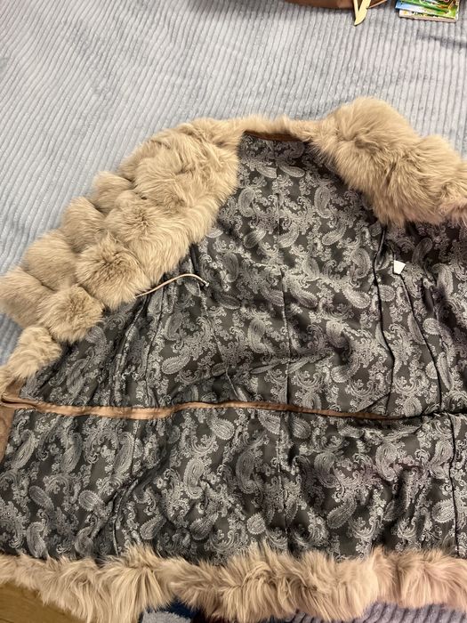 Шуба с меха песца