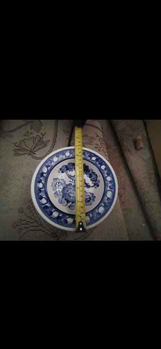 Talerz Fajans Fajans Włocławek  Hand Painted sygnowana PRL