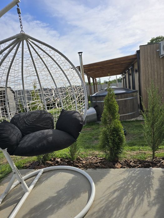 Domek domki Sauny Jacuzzi Powidz Giewartów  nad  jeziorem