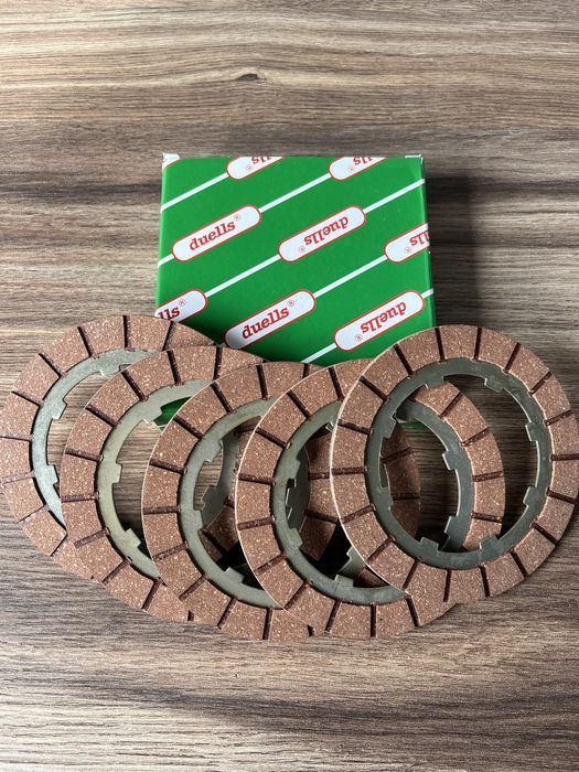 NOWY KOMPLET DUELLS tarcz tarcze sprzęgła JAWA  250  KYVACKA   PANELKA