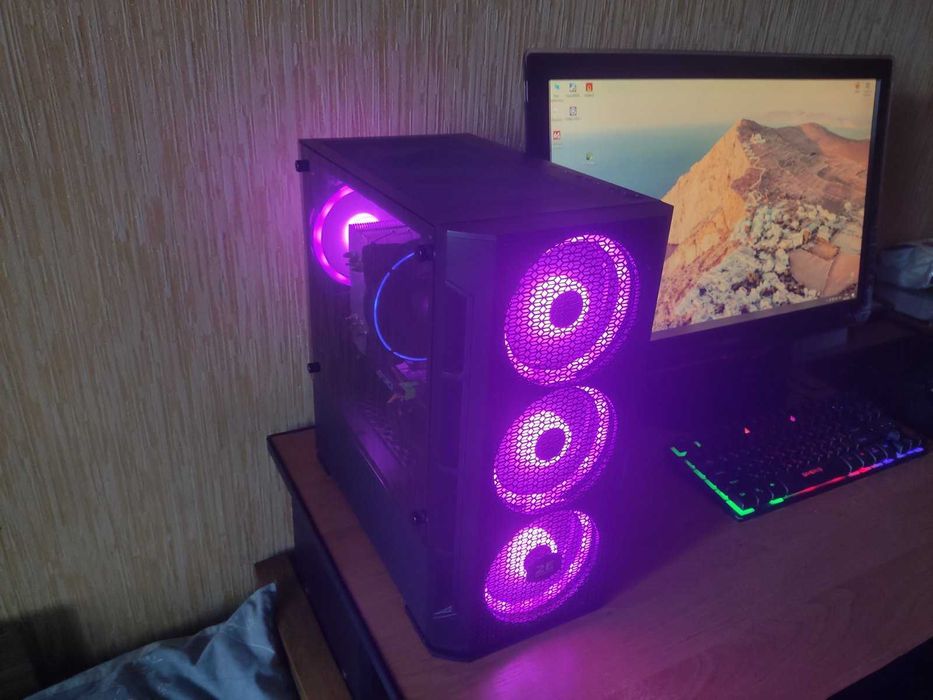 ИГРОВОЙ КОМП AMD Ryzen 7 2700, GTX 1660 ,DDR4 (16 Gb),SSD 250, HDD 2Tb
