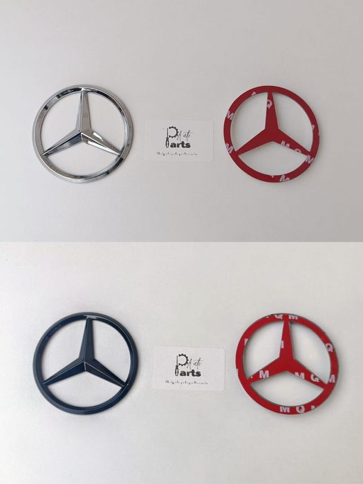Emblema simbolo para o motor Mercedes 70mm