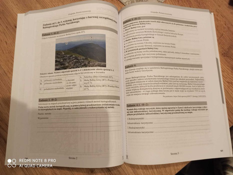 Arkusze nowa Matura Geografia zakres rozszerzony