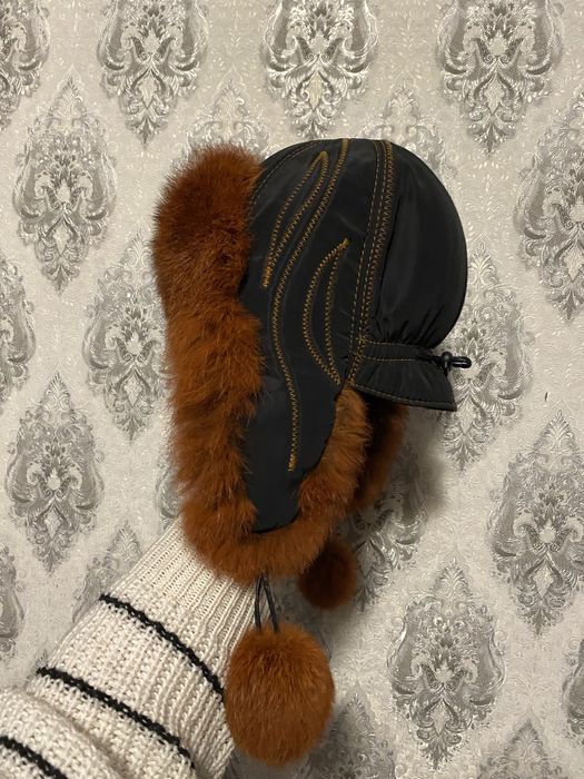 Хутряні шапки кролик/лисиця