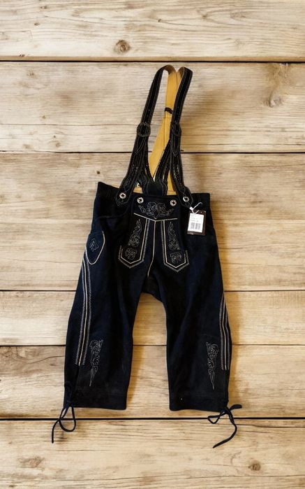 Super spodnie skórzane bawarskie męskie