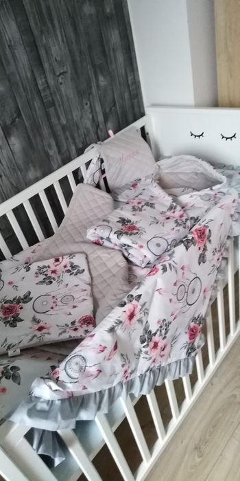 Wyprawka pościel Rożek kocyk minky bawełna