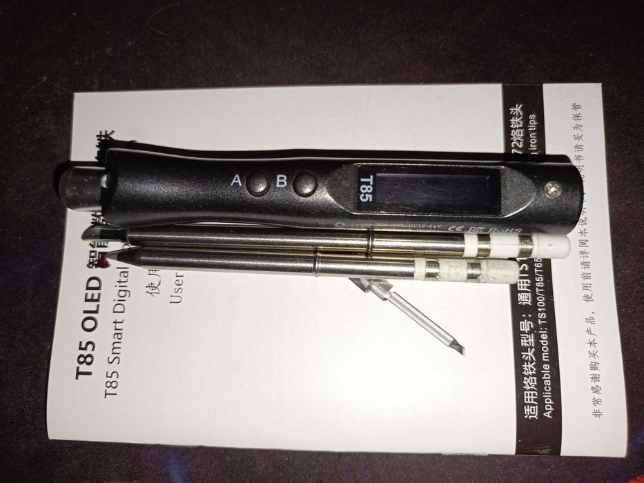 Паяльник Quecoo T85 + 2 жала