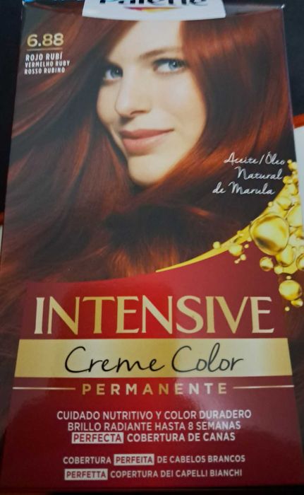 6 unidades: Palette Intensive Creme Color 6-88 vermelho rubi
