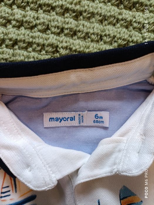 Letni komplet dla chłopca rozmiar 68