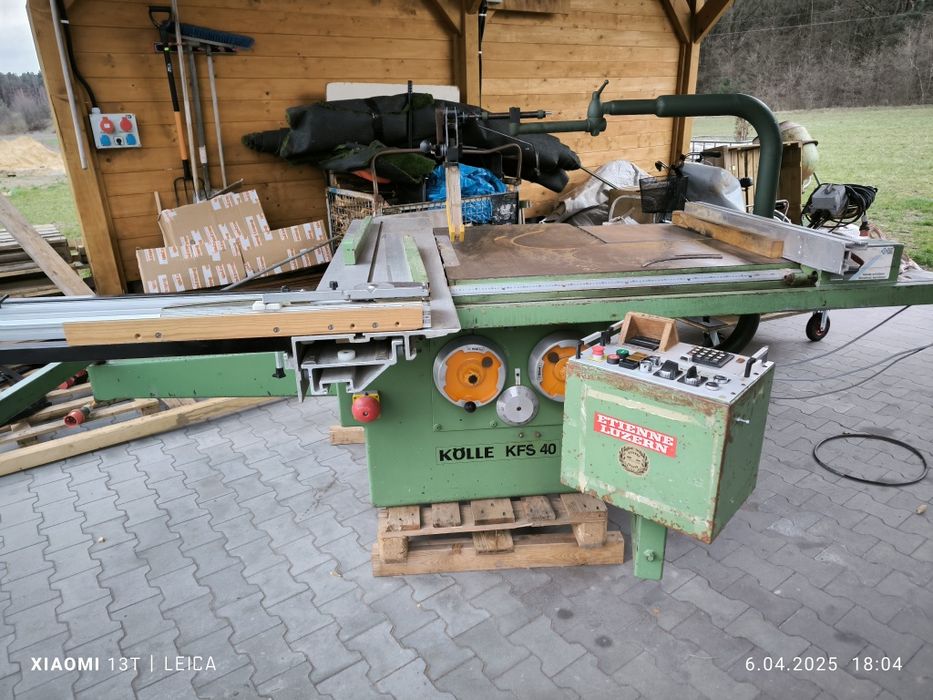 Piła formatowa kolle elektryczny pochyl podnoszenie i zulaga jakMartin