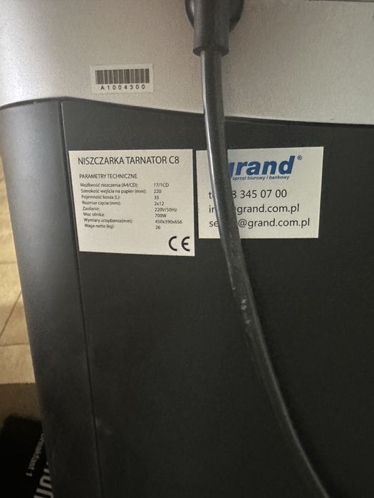 Niezczarka tarnator c8