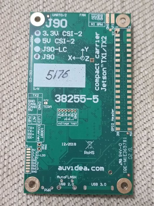 Auvidea J90 Carrier Board Jetson TX1/TX2
