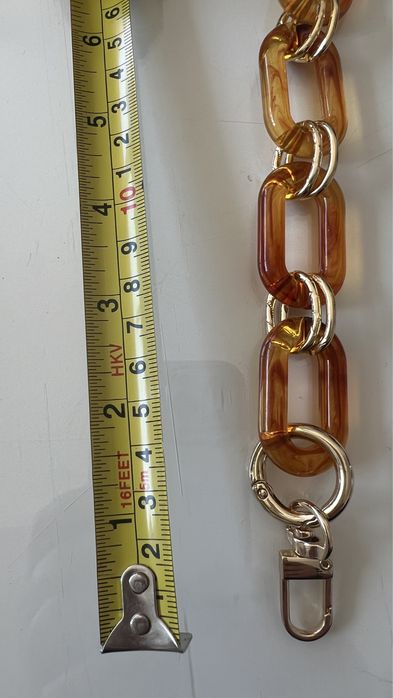 P012-Pomarańczowy pasek do torebki