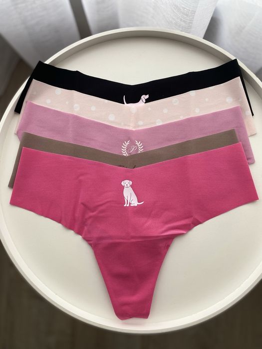 Набор трусиков Victoria's Secret 5 од. безшовные виктория сикрет