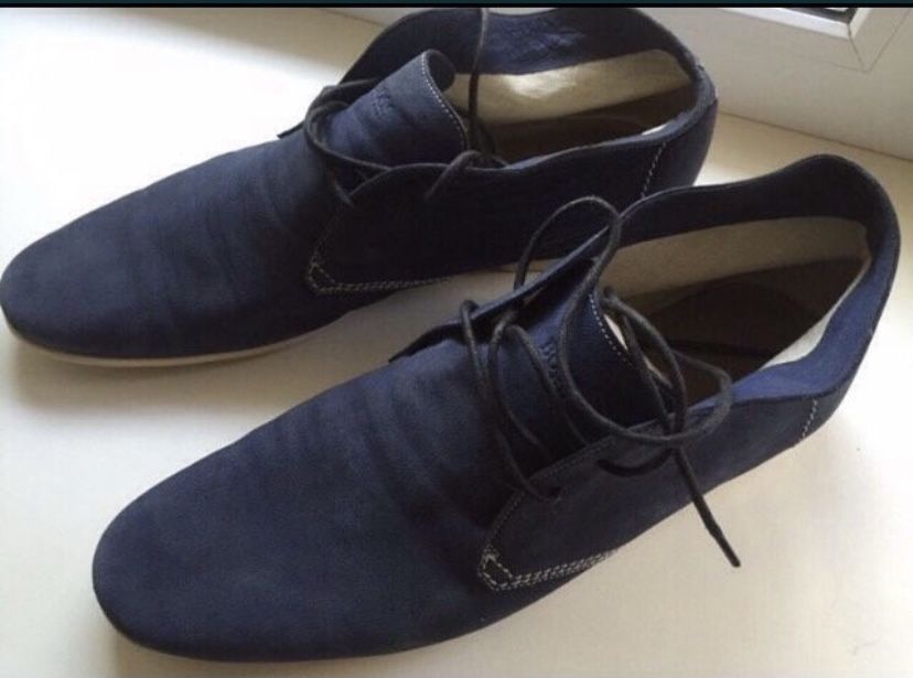 Hugo Boss туфли из нубука 43 р