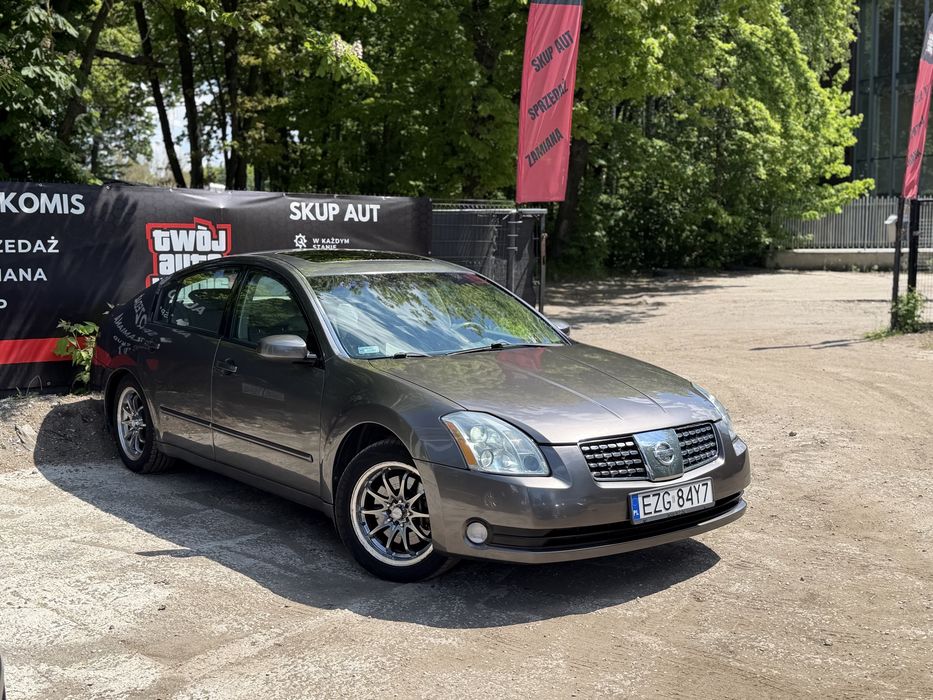 Nissan Maxima 3.5 SE Automat LPG 2004 Skóry Szyberdach Grzane Fotele R18 Zadbany