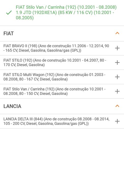 Fiat Stilo  Braços de suspensão