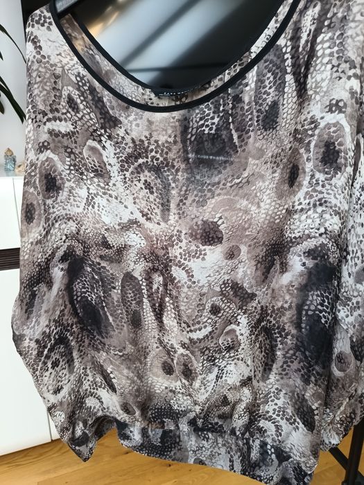 Zwiewna mgiełka nietoperz motyw zwierzęcy Zara S