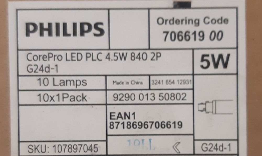 Świetlówka led żarówka