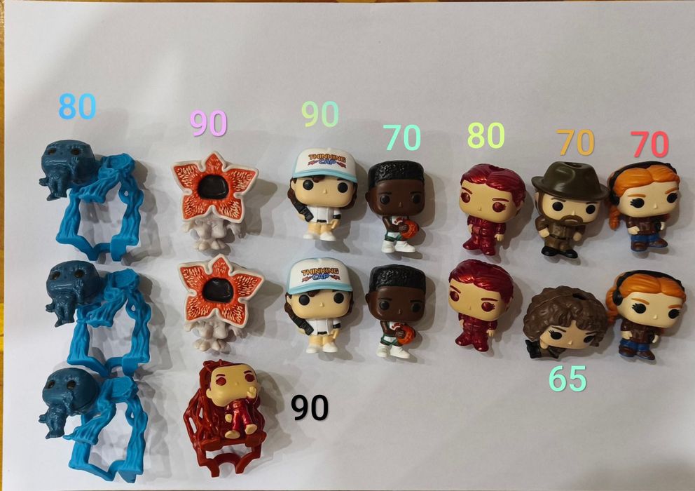 Іграшки Фігурки Stranger things Дивні дива осд kinder joy кіндер