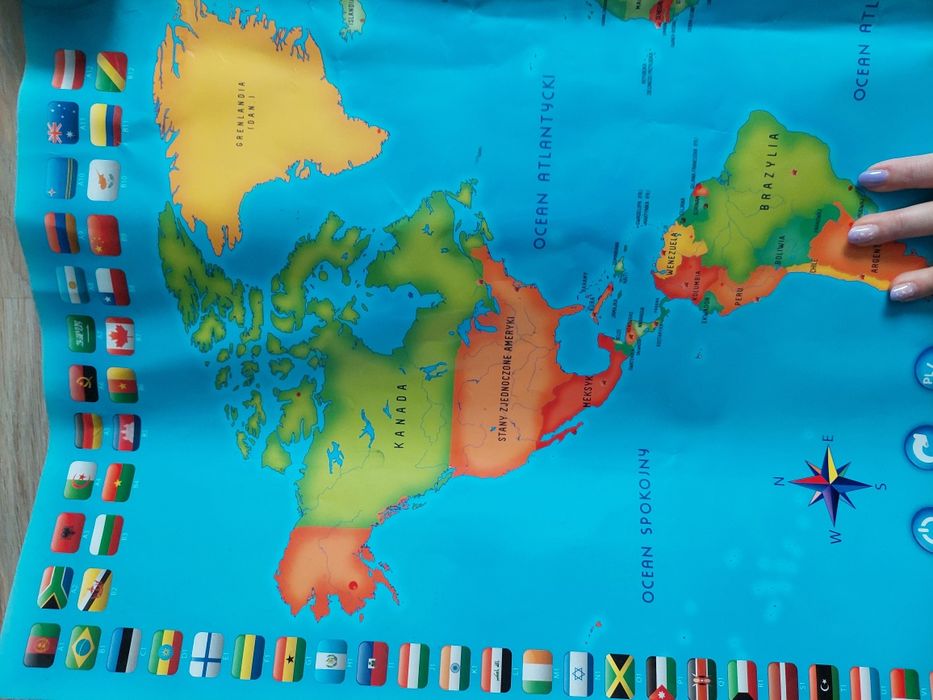 Interaktywna Mapa świata  DUMEL Discovery