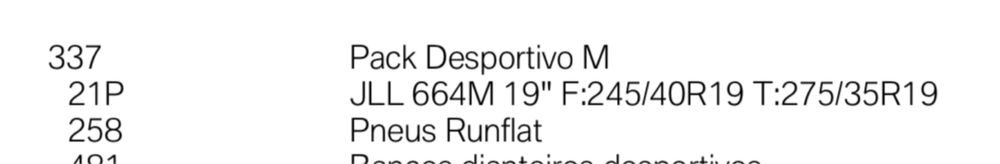 Jantes BMW pak M 19 originais traseiras (9 polegadas)