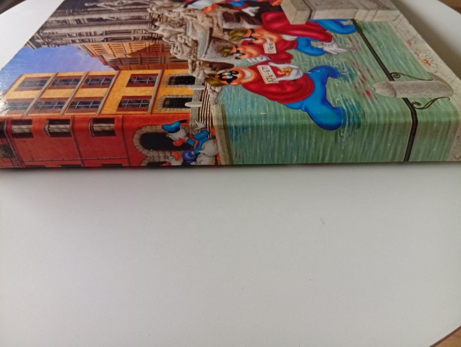 Unikat Retro Segregator Disney Kaczor Donald 1990 • Stan Bdb • Herlitz A4