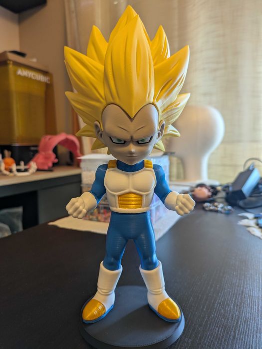 Pack Figura + Suporte para Comandos Vegeta