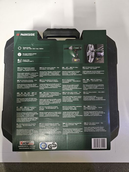 Klucz udarowy Parkside PASSK 20-LI C4