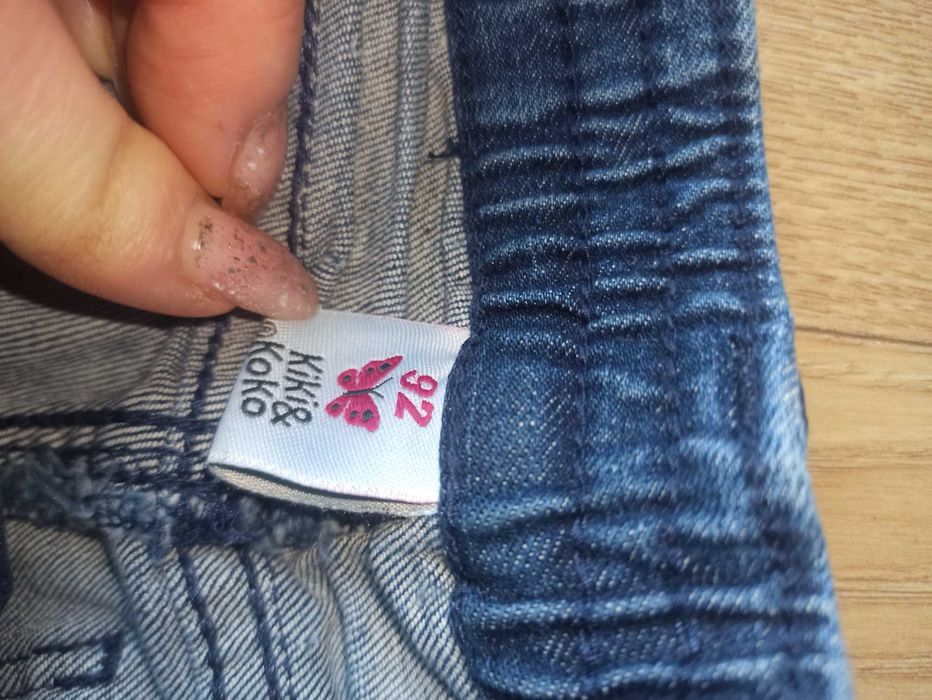 Spodnie jeansowe dziewczęce Kik&koko 92 Kik