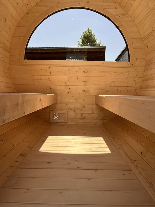 Sauna Ogrodowa 290 cm z Przedsionkiem