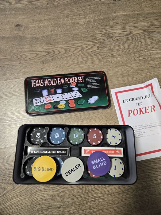 Настільна гра, Покер, фішки пластик, карти, Poker