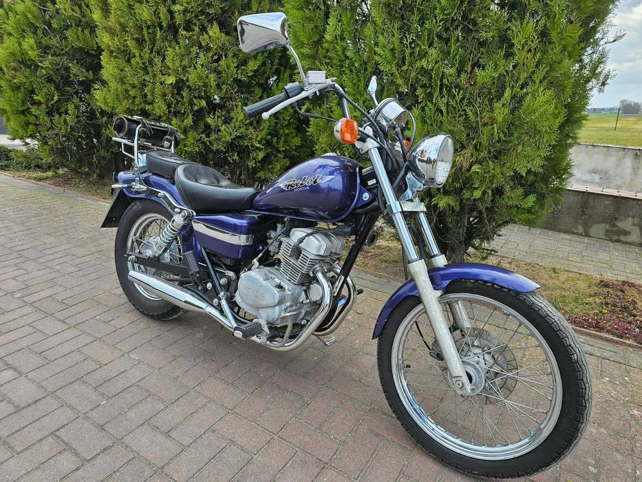 Honda Rebel 125, kat B,A1, 15tys km, Stan Bdb, mega utrzymana do jazdy