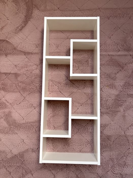 Półka wisząca biała