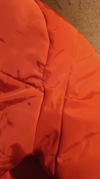 Długa kurtka płaszcz 152 Coccodrillo dziewczynki gruby ciepły zimowy