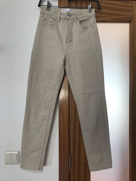 Twill Trousers, Stradivarius Brand