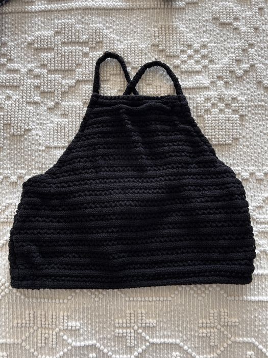 Top em malha da Mango