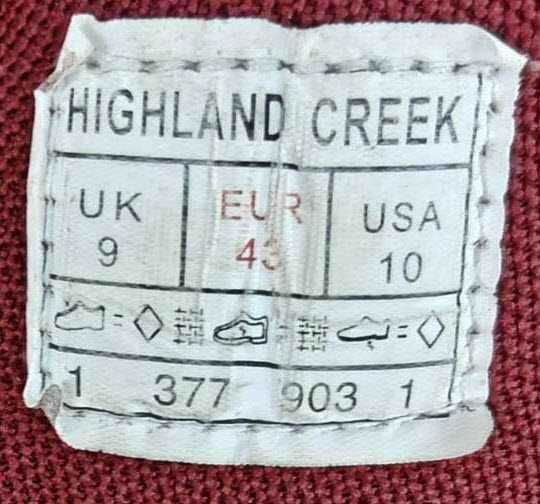 Highland Creek męskie buty trekkingowe / rozmiar 43