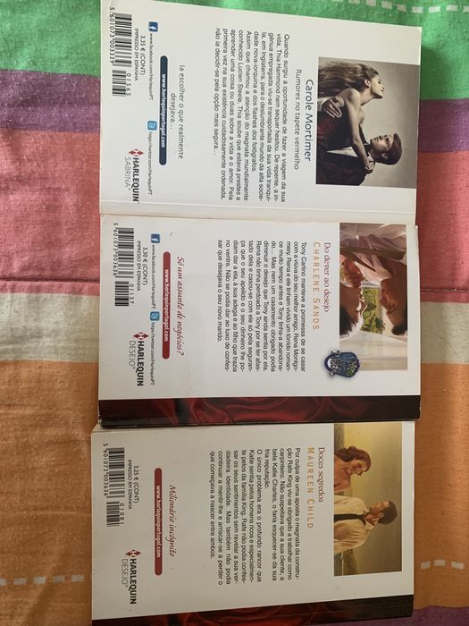 Livros de bolso variados